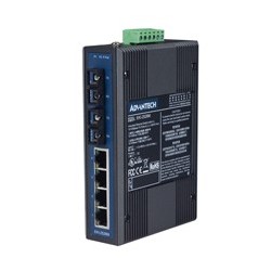 EKI-2526M-AE - 4-port 10/100M+2 Fiber unmanaged Ethern