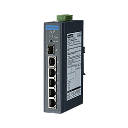 EKI-2706G-1GFPI-AE - 5GE+1G SFP Unmanaged Ind. PoE Switch W/T