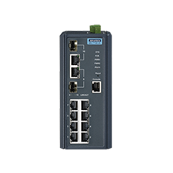 EKI-7710E-2C-AE - 8FE + 2G Combo Managed switch