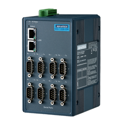 EKI-1228CI-DR-AE - 8-port Modbus Gateway with Wide Temp. a