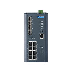 EKI-7712G-2FV-AE - 8G + 2SFP + 2VDSL Managed Ethernet Sw