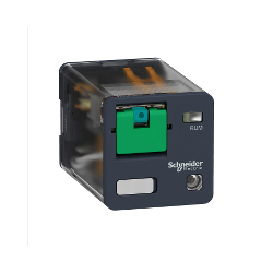 RUMC32JD - Relé 3CO 10A+Botón Test+LED 12VDC