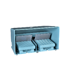 XPEM5110D - PEDAL DOBLE AZUL