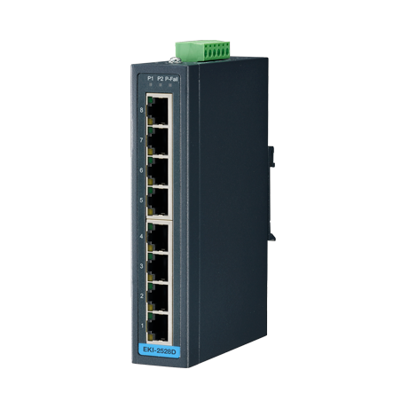 EKI-2528DI-AE - 8-port Unmanaged Switch with DNV Compli