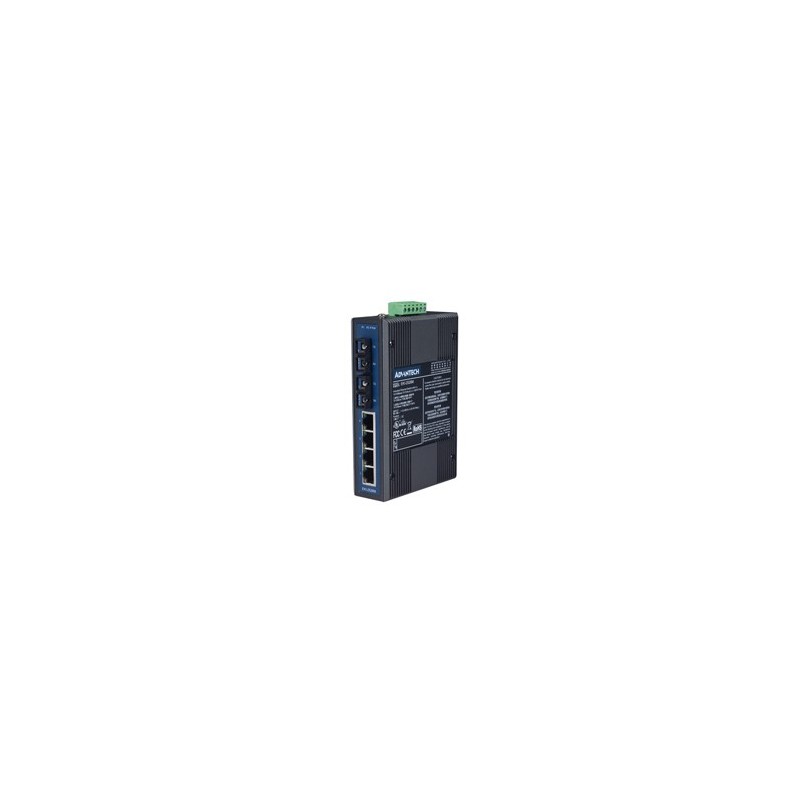 EKI-2526M-AE - 4-port 10/100M+2 Fiber unmanaged Ethern