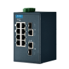 EKI-5629CI-MB-AE - 8FE+2G Ind. Switch with Modbus TCP/IP