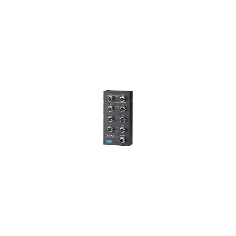 EKI-6528TPI-AE - EN50155 8xM12 Unmanaged Switch w/ PoE