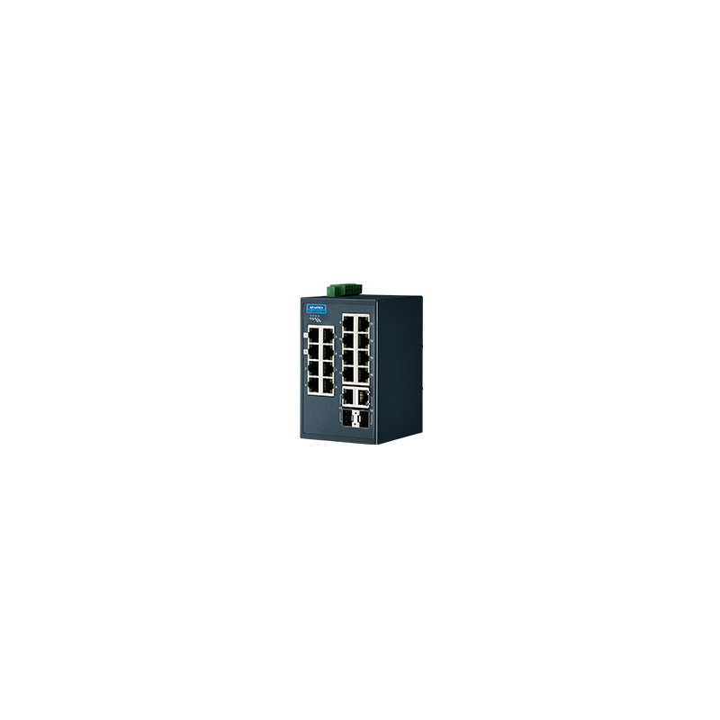 EKI-5626CI-MB-AE - 16FE+2G  Ind. Switch with Modbus TCP/IP