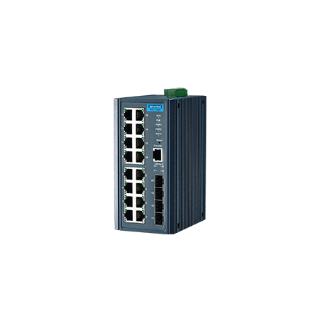 EKI-7720E-4FI-AU - 16FE+4SFP Port Managed Ethernet Switch