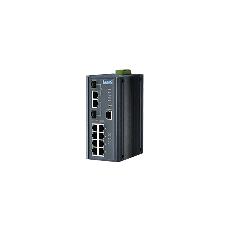 EKI-7710E-2CPI-AE - 8FE + 2G Combo Managed POE+ switch w/Wi