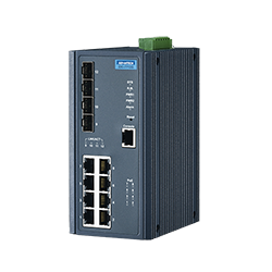 EKI-7712G-4FPI-AE - 8G+4SFP with POE wide temp