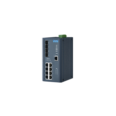 EKI-7712G-4FPI-AE - 8G+4SFP with POE wide temp