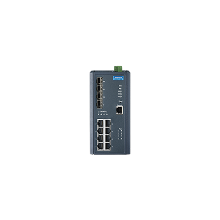 EKI-7712G-2FV-AE - 8G + 2SFP + 2VDSL Managed Ethernet Sw