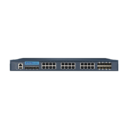 EKI-9228G-8CMI-AE - Ind. Rackmount L2 Managed Switch with 4