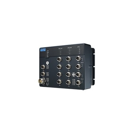 EKI-9512G-4GMPW-AE - 8GE PoE + 4GE BP train switch