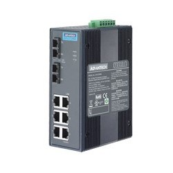 EKI-2728MI-BE - 6G+2G MM Unmanaged Ethernet Switch w/ W