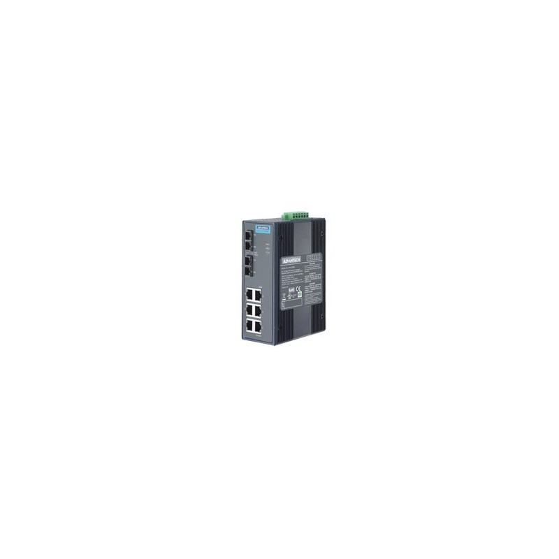 EKI-2728MI-BE - 6G+2G MM Unmanaged Ethernet Switch w/ W