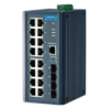 EKI-2720G-4FI-AE - 16G+4SFP Port Unmanaged Ethernet Sw Wid