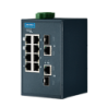 EKI-5629CI-MB-AE - 8FE+2G Ind. Switch with Modbus TCP/IP