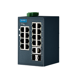 EKI-5626CI-MB-AE - 16FE+2G  Ind. Switch with Modbus TCP/IP