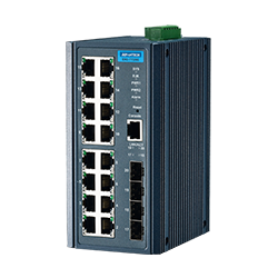 EKI-7720E-4FI-AU - 16FE+4SFP Port Managed Ethernet Switch