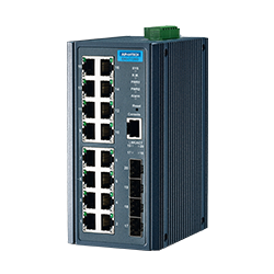 EKI-7720G-4FI-AE - 16G+4SFP Port Managed Ethernet Switch W