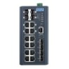 EKI-7716G-4F4CI-AE - 8GE + 4SFP + 4G Combo Managed Switch w/