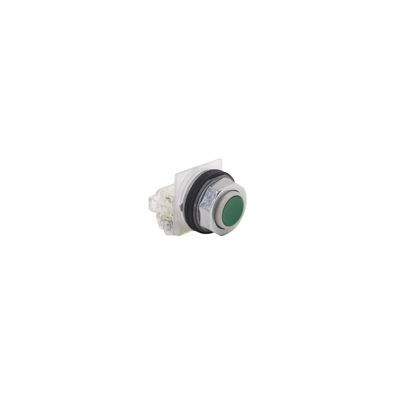 9001KR3GH13 - PULS SAL NO/LUMIN VERDE 30MM