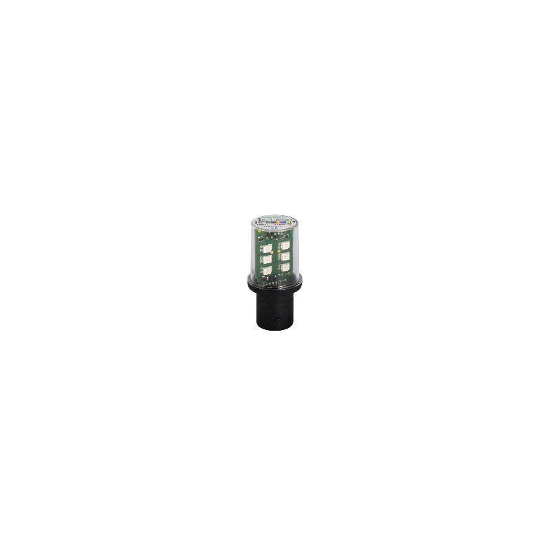 DL1BKG4 - LAMPARA LED BA 15D 120V ROJO INTER