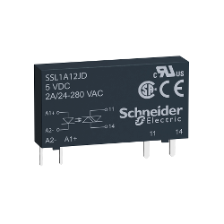 SSL1A12BD - SSR monofásico 280VAC 2A 24VDC