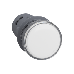 XA2EVF1LC - Medium XA2 Pilot Light,110v AC, white