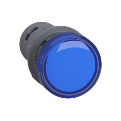 XA2EVF6LC - Medium XA2 Pilot Light,110v AC,Blue