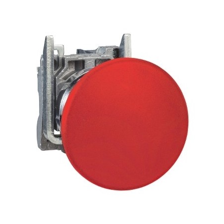 XB4BC42 - MUSHROOM PUSHBUTTON,RED, 1 NC CONTACT