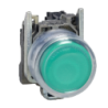 XB4BP383M5EX - PULS. SIL. VERDE 230240V AC