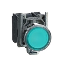 XB4BW33G5 - PULS LUM LED 120VCA 1NA+1NC VERDE