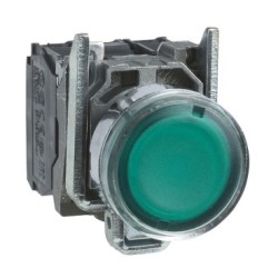 XB4BW33M5 - PULS.LUM.LED 230V NA+NC VERDE