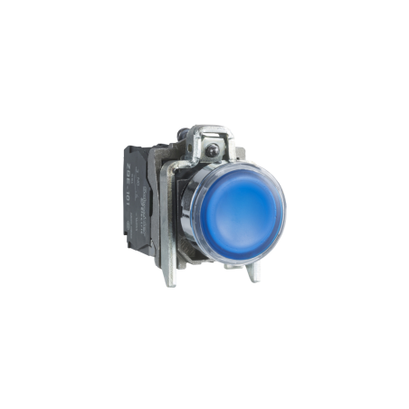 XB4BW36M5 - PULS LUM LED 230VCA 1NA+1NC AZUL