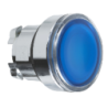 ZB4BW363 - CABEZA PULS LUM RAS LED AZUL