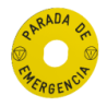 ZBY8430 - ETIQUETA PARADA DE EMERGENCIA 90MM