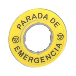 ZBY9420 - "ETIQUETA ""PARADA DE EMERGENCIA"" 3D"