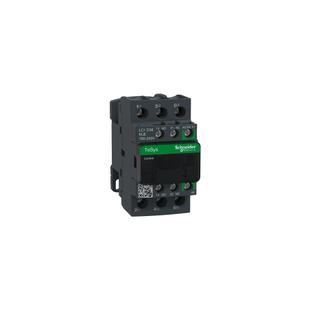 LC1D38KUE - Contactor 3P AC3    440V 38A 100-250V AC
