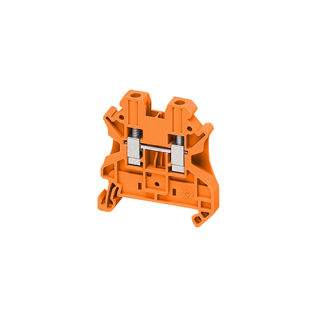 NSYTRV42AR - Borne conex tornillo, 2pts, 4mm² naranja