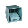 XPEM310 - PEDAL MET AZUL 1POS 1NA+1NC C/CAPOT S/EN